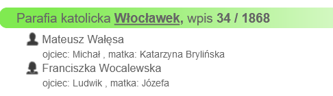 PoznanProject's tweet photo. W #PoznanProject wstawiamy także śłuby z parafii kujawskich.
Można odszukać przodków wielu sławnych osób, na przykład Lecha Wałęsy, którego rodzina wywodzi się spod Włocławka.
Skan aktu ślubu z Archiwum we Włocławku. Od 1868 rosyjski język urzędowy.
https://t.co/cSn5ejSELM https://t.co/dSaaCRdN4s