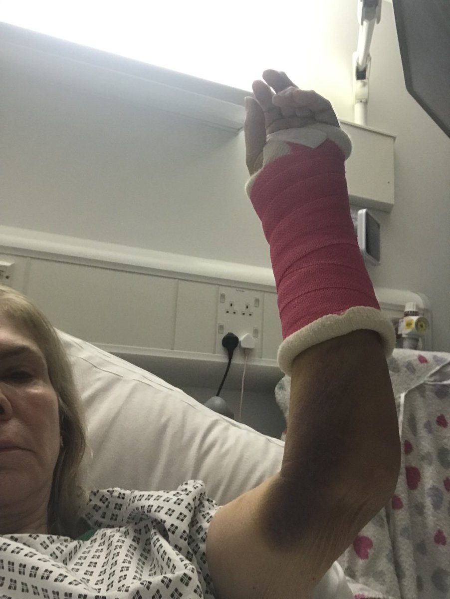 Have been in hospital all over Christmas with a broken hip and broken arm. Out of hospital now and back at home. Recovery is going to be a slow process