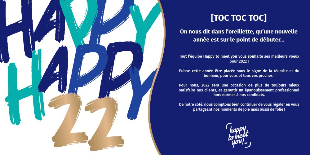 🥳 [Vœux 2022] Bienvenue à bord de l’année 2022 !

Toute notre équipe <a href="/HtmyFR/">Happy to meet you</a> vous souhaite le meilleur pour vous et vos proches en 2022. Puisse cette nouvelle année être parsemée d’éclats de joie, de pétales de bonheur et d’étincelles de réussite ! 💫

#Voeux2022 #NewYear2022