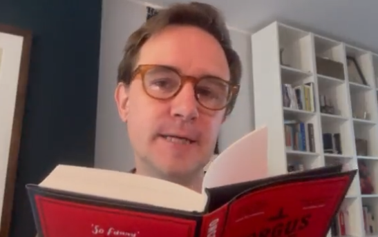 DrCJMerritt's tweet photo. My first read of 2021 is #OnceUponACrime by @FergusCraig, and it's absolutely hilarious. A parody of every detective thriller trope and cliché, it's #AlanPartridge meets #ATouchOfCloth meets #HotFuzz. Genius. @MarkBillingham wasn't wrong: Roger LeCarre is a comedy god 🕵️ 🤣 👏 https://t.co/k5LGBTrTB1