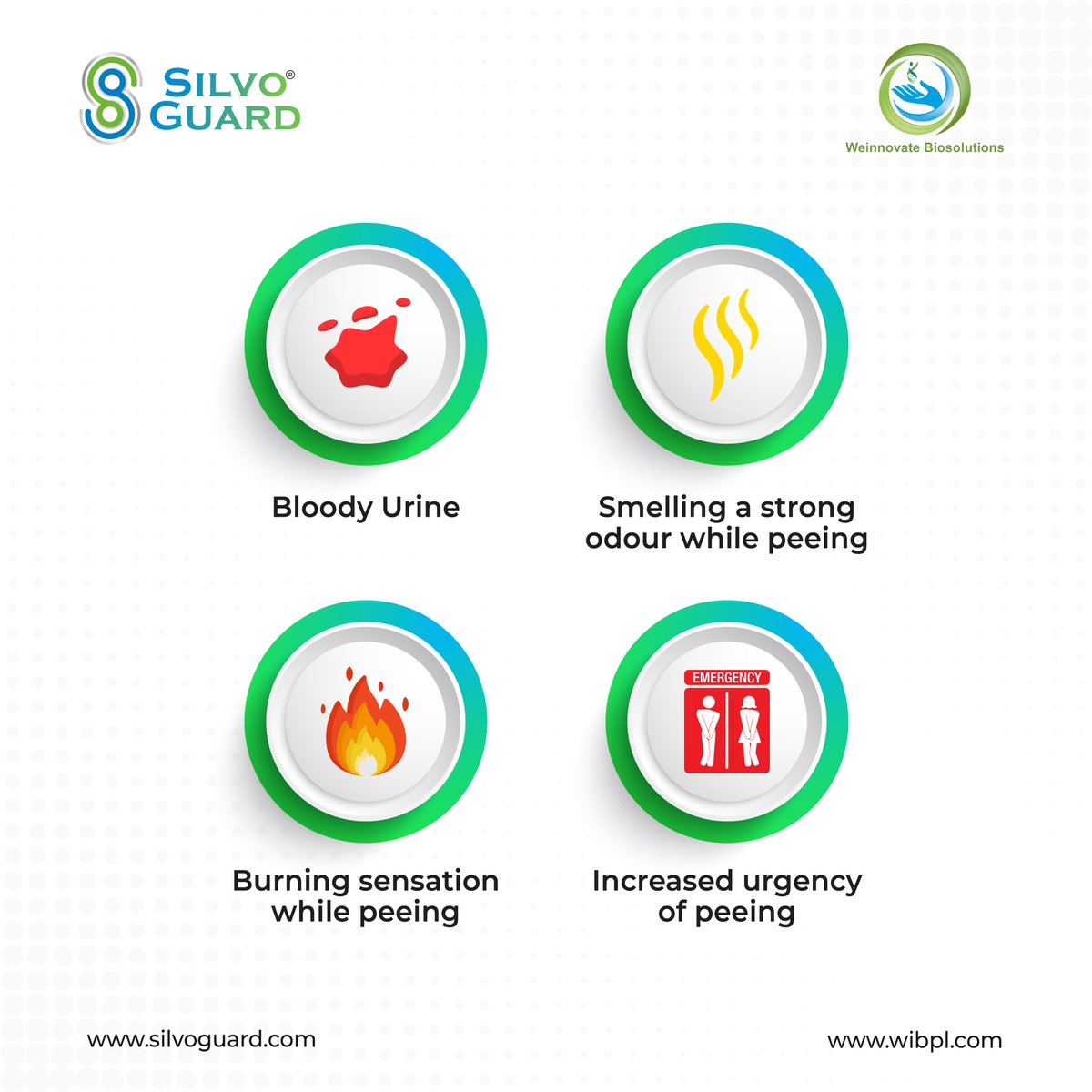 Weinnovate2's tweet photo. If you are facing the problems of these .Consult a doctor immediately before it converts into more serious issues.

#UTIsymptoms #UTIawareness #urologicalhealth #kidneystones #bladder #coronavirus #urologicalhealthtips #UrinaryTract #Urinary #silvoguard https://t.co/Ie009FLhBU