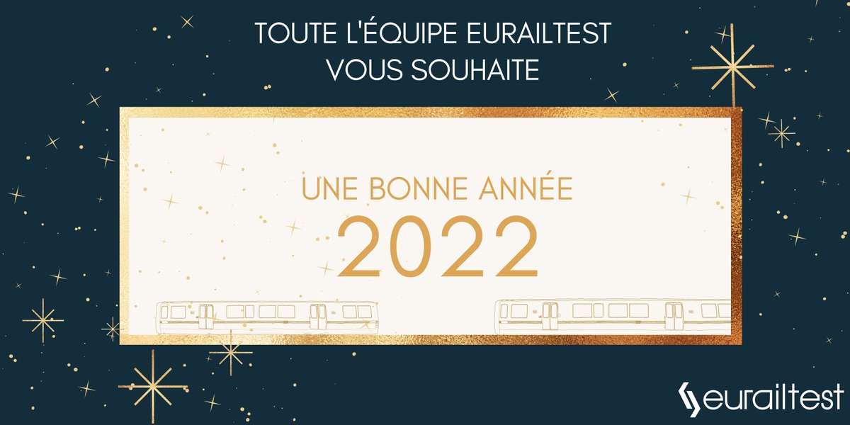 eurailtest's tweet photo. L'équipe Eurailtest souhaite une très belle année #2022 à chacun d'entre vous ✨.

🙌Merci pour la confiance que vous nous accordez.

#AEF, #LEM #DGIIME https://t.co/VqrNJaoAWq