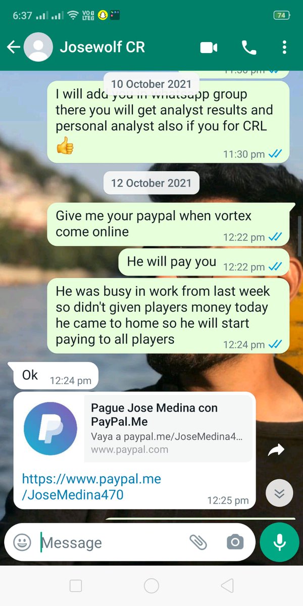 ErcoMobile's tweet photo. We all know that @JoseWolFF is a win stealer on ladder, but did you also know he is a scammer? 🌚

My friends of Team Aster contacted him to play a league and they agreed a price...here are the proofs.

He blocked every staff in all socials 😂

Legit behavior I'd say 🥶 https://t.co/R3IrsGcw1g