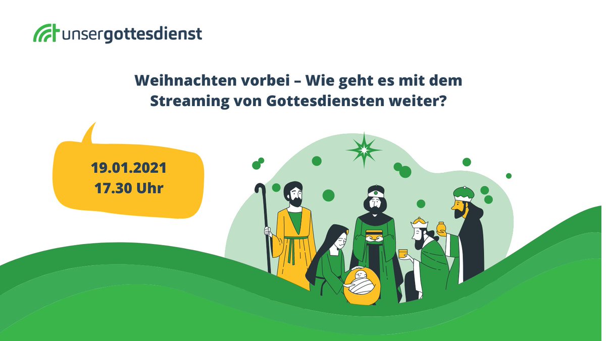 unsergd's tweet photo. 🦠 Auch #Weihnachten2021 stand ganz unter den Vorzeichen von #Covid_19. 

💡 Viele Gemeinden haben kurzfristig auf digital bzw. hybrid umgestellt. Gemeinsam wollen wir aus den Erfahrungen der Online-#Gottesdienste lernen: https://t.co/NpL3IizSuN 

#digitaleKirche #StreamingLive https://t.co/srQjixIdCP