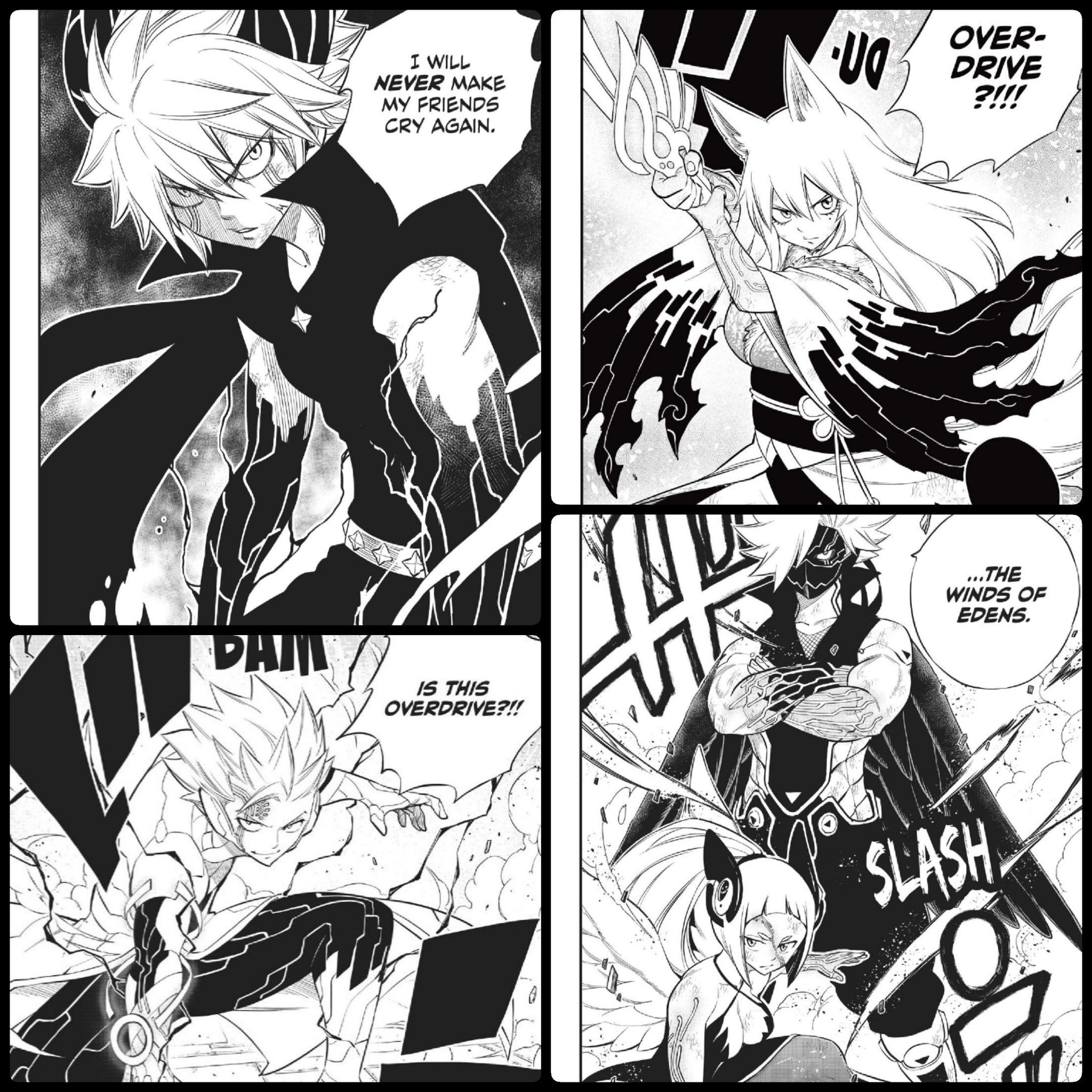 Chromafire Cr Fire Force Which Overdrive Form Of The Main Crew From Edens Zero Manga You Like The Most Rank Them From The Best To Worst Mine 1 Shiki