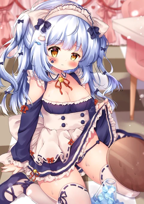 ドジっ子メイドさん
#イラスト 