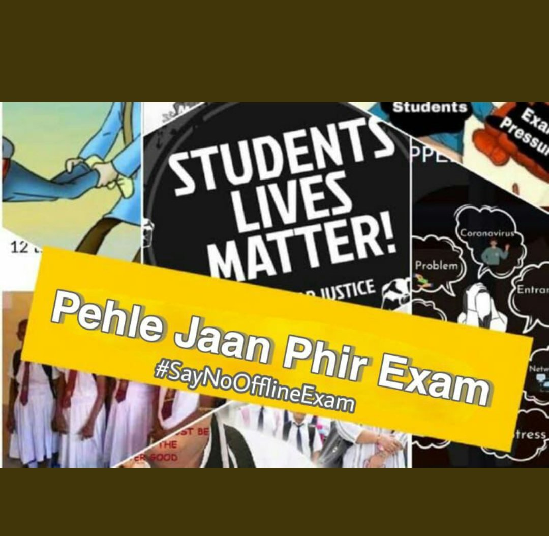 MithaiwalaAamna's tweet photo. #SayNoOfflineExam
Are we ready to write offline paper suddenly after 2 years of online education??
Are we ready to write offline papers without sufficient practice?
Are we ready to appear for the most important exam without practice?
No.
#SayNoOfflineExam https://t.co/VFE2frMwuU https://t.co/uxR2dSDJsz