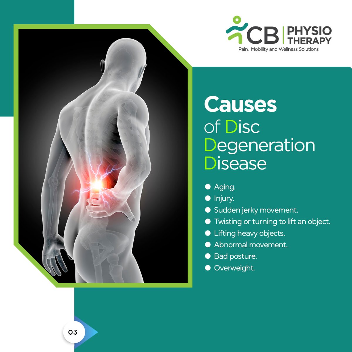 CBPhysioAH's tweet photo. Degenerative Disc Disease relates to a group of symptoms resulting from the gradual wear and tear of Spinal Discs.

Click Below to know more about it
https://t.co/4VegZTiTma

#DiscProblems #discdegeneration #discdegenerativedisease #physiotherapy #DegenerativeDiscDisease https://t.co/mo1ye0cHVt