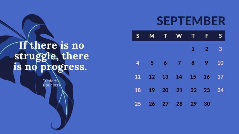 September 2022

If there is no struggle, there is no progress. —Frederick Douglass https://t.co/Lqao4DFE2Z