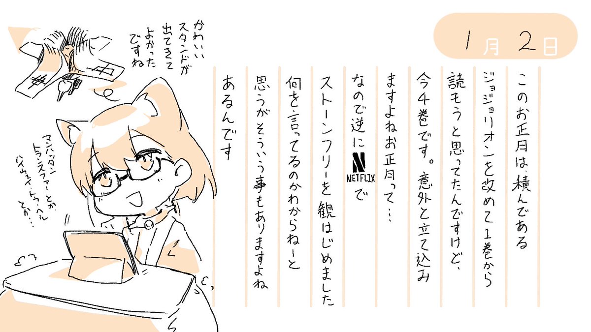 昨日のお日記です 