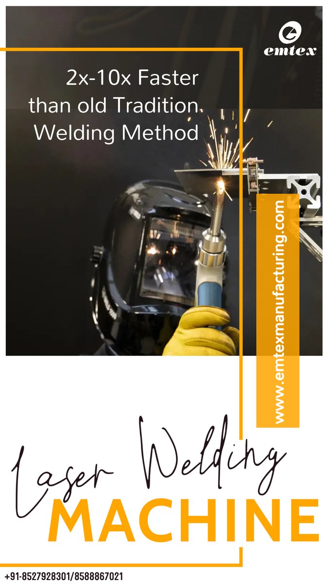 emtex_machines's tweet photo. Laser welding is a new type of welding method.Laser welding mainly aims at the welding of thin-walled materials & precision parts, which can realize #spotwelding,#buttwelding, #stackwelding,#sealwelding, etc.
#emtex #emtexmanufacturing #laserwelding #highaccuracy #laser #handheld https://t.co/RlgsEUCg4H