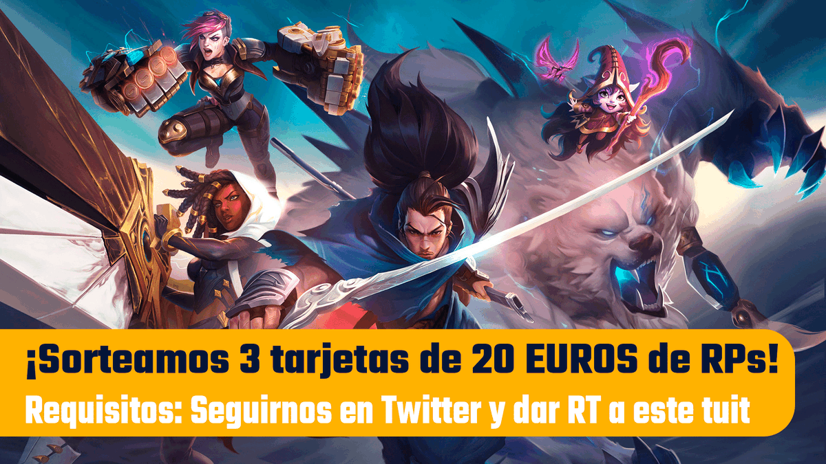 Esportmaniacos's tweet photo. 🚨 SORTEO A LA VISTA 🚨

Para regalo de reyes os podéis llevar una TARJETA de 20 EUROS de RPs.

¡Los requisitos son sencillos, seguirnos y dar RT a este tuit!

🏳️ TERMINA EL 7 DE ENERO https://t.co/KDGm6dSBSR