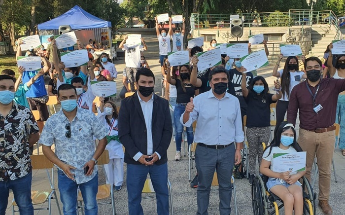 AoLaonline's tweet photo. Más de 30 niños y jóvenes de San Esteban fueron beneficiados con beca municipal deportiva https://t.co/v1xIjabOvJ a través de @AoLaonline https://t.co/VzPrFBdW5d