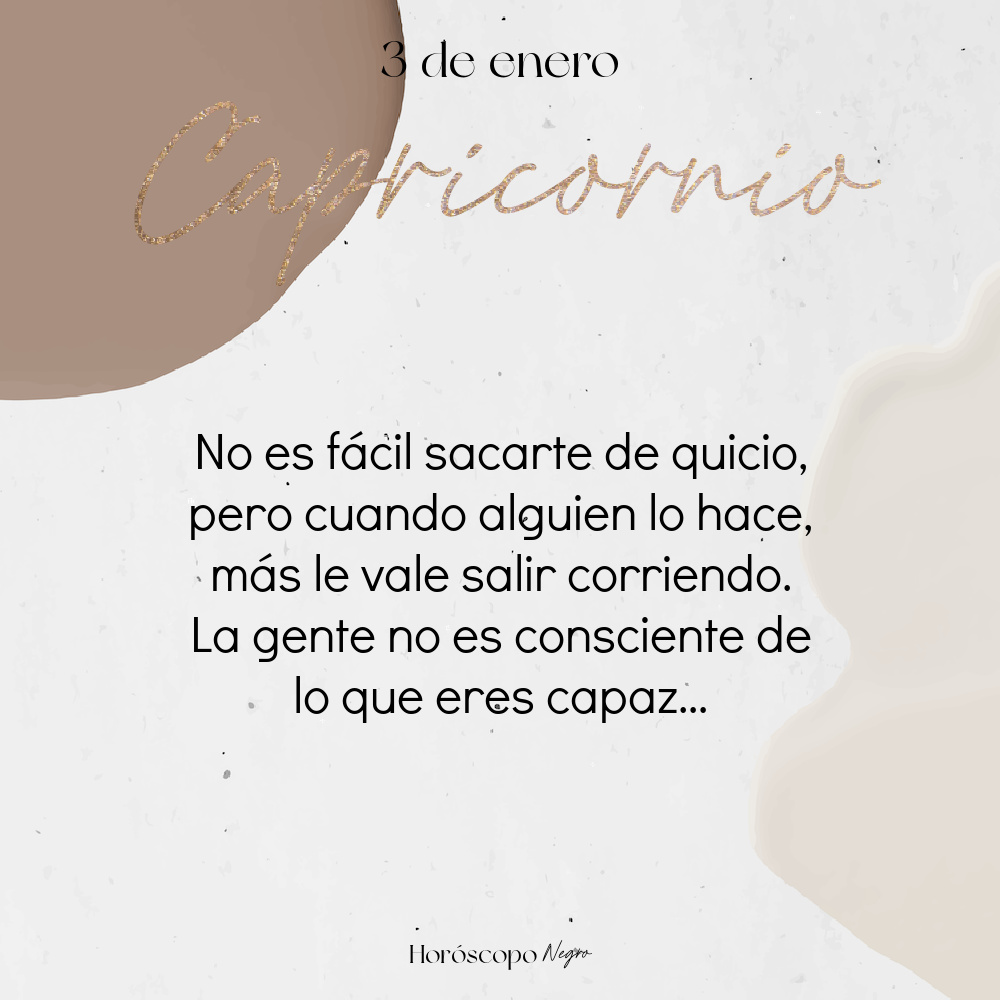 ✨♑✨ #capricornio #horoscoponegro