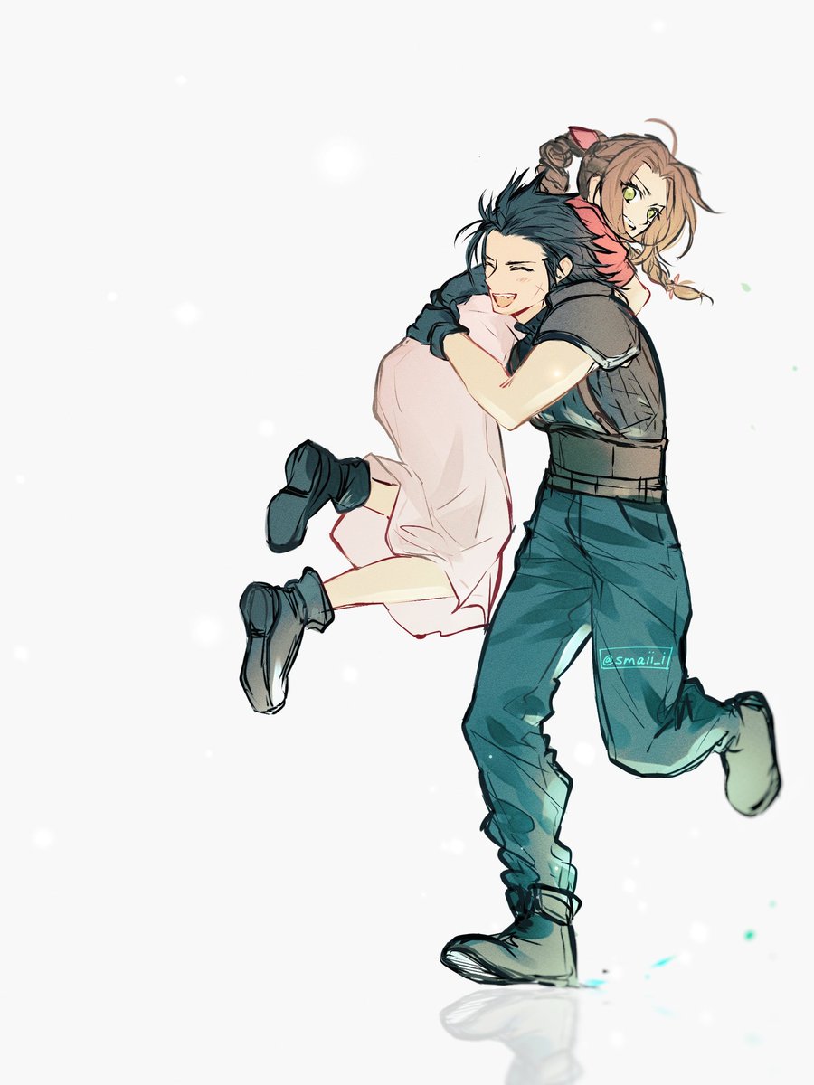 smaii_i's tweet photo. They're having fun in the Lifestream 

#Zerith #ザクエア https://t.co/qI3GiMIOVx