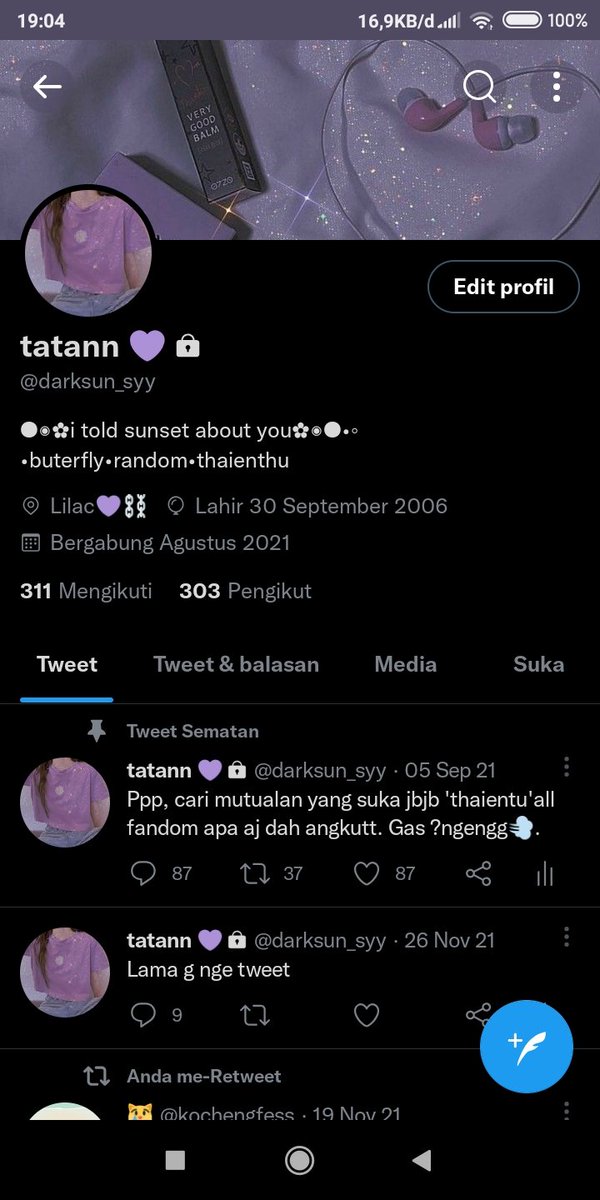 Sudah kudugong 🙂🔪
#sesadd #mutual_sesad #prikk #lama_tydack_main_tweet #magerr