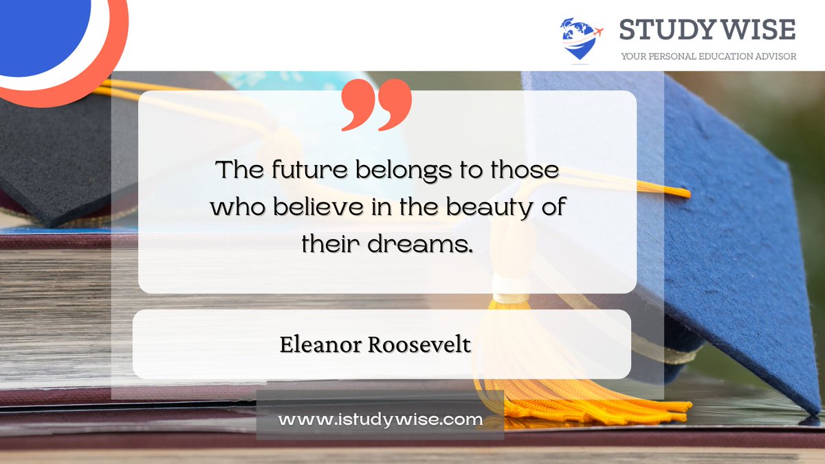 StudyWise2's tweet image. Believe in your dreams and go the extra mile to make them come true! 
Download Study Wise app now and begin your study abroad journey. bit.ly/3DsDHcX

Visit Website: istudywise.com
Call Now: +61 449 550 100

#StudyWise #TopAustralianInstitutes #motivation