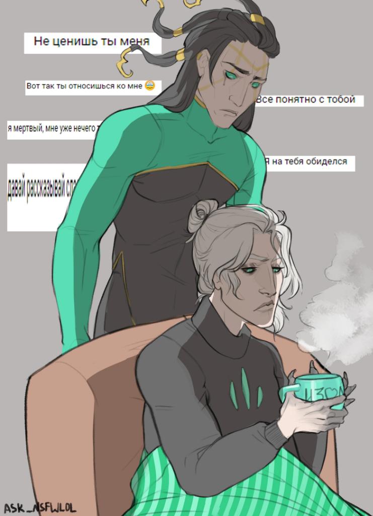 MalzMearo's tweet photo. Some local sketches from our chat 

#Aphelios #Viego #Thresh https://t.co/7qMTGphVLY