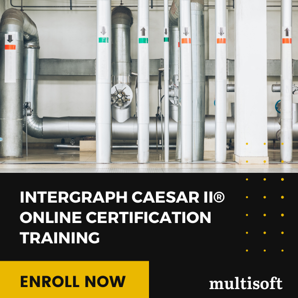 Multisoftsys's tweet image. We are inviting the #PipingEngineers to earn the Intergraph #CAESARIIOnlineTraining.the offered course comes with hands-on sessions and lifetime e-Learning Access.
Get Your Free DEMO Today! 
Enroll Today- buff.ly/3lkA9U1  

#pipingstressanalysis #stressanalysis  #caesarii