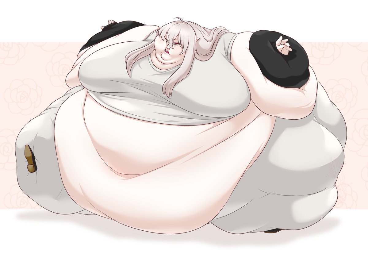 ...2022-01-03 12:27:10 Commission for @loser99015885 #weightgain #weightgai...