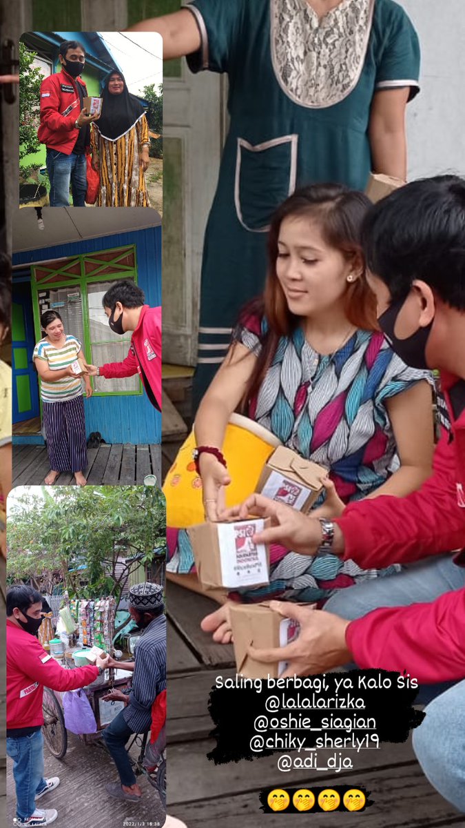 EndaniKastien's tweet photo. Bagi #riceboxpsi di daerahBanjarmasin Utara DPD Banjarmasin. https://t.co/TOB3cVb2sC