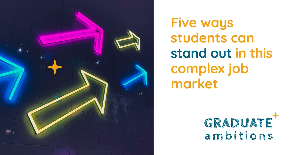 StratAmbitions's tweet photo. There are many #GraduateSchemes now launching. There are also a lot of highly qualified students & grads lining up to fill those places.
@FENews gives us 'Five ways students can stand out in this complex job market.'
https://t.co/nI4mHvIO92
#GraduateAmbitions #GraduateSuccess https://t.co/sTWsKvTryt