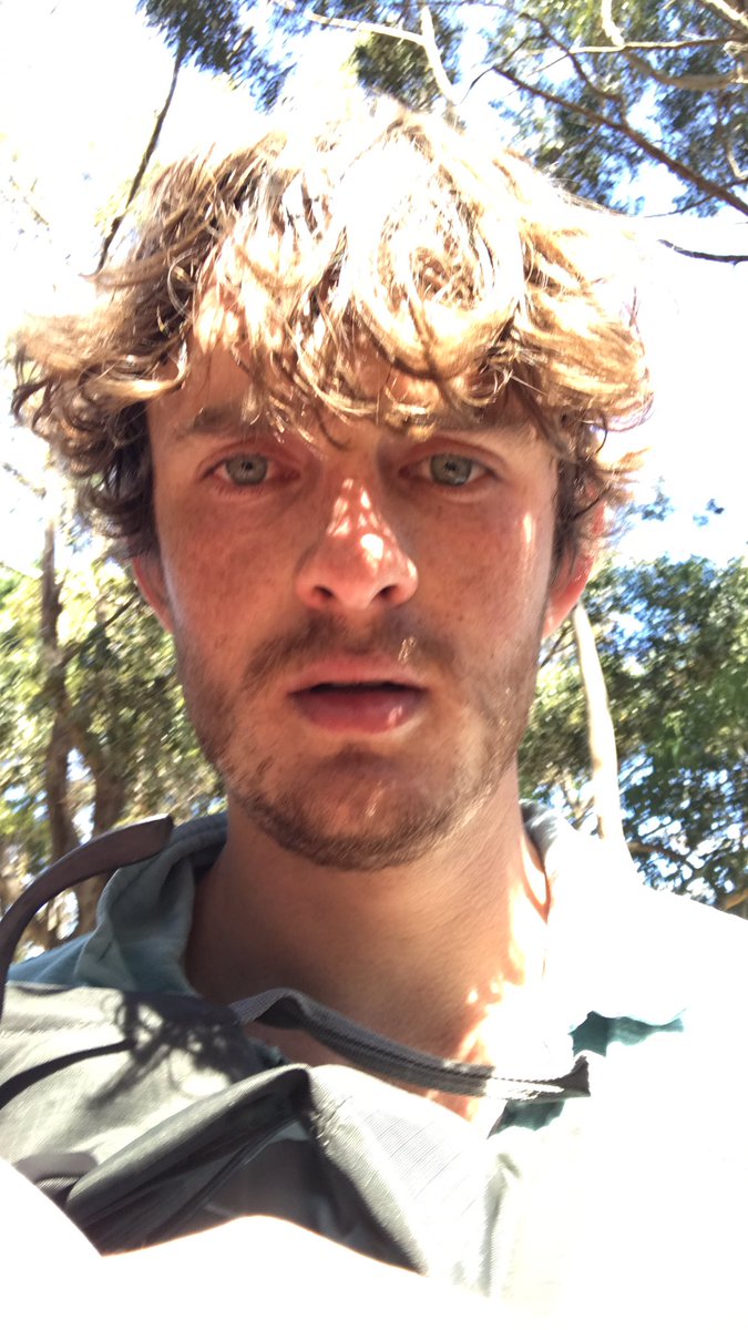 kylefbennett's tweet photo. Before and after 20km hike https://t.co/s9FHAA4TDi