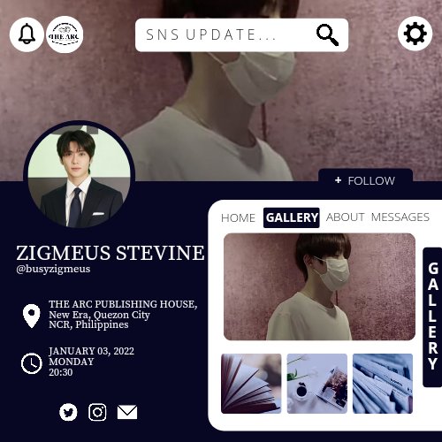 ㅤ       ㅤ
          ﹫ busyzigmeus.⠀  posted an sns update.
                      ≡   01.03.22  |  20:30
                      ⌕   1107 New Era, Quezon City, Metro Manila, Philippines
              
ㅤ