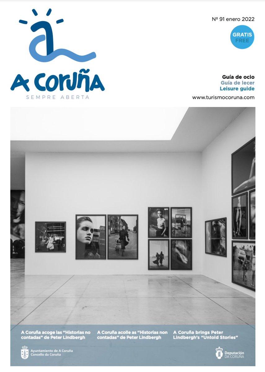CorunaTurismo's tweet photo. 🗞 The January #LeisureGuide of Turismo de A Coruña is now available! You can consult it online or in our tourist information offices #AlwaysOpen

https://t.co/vYlkF1WfEI https://t.co/S5tVr4WtTr