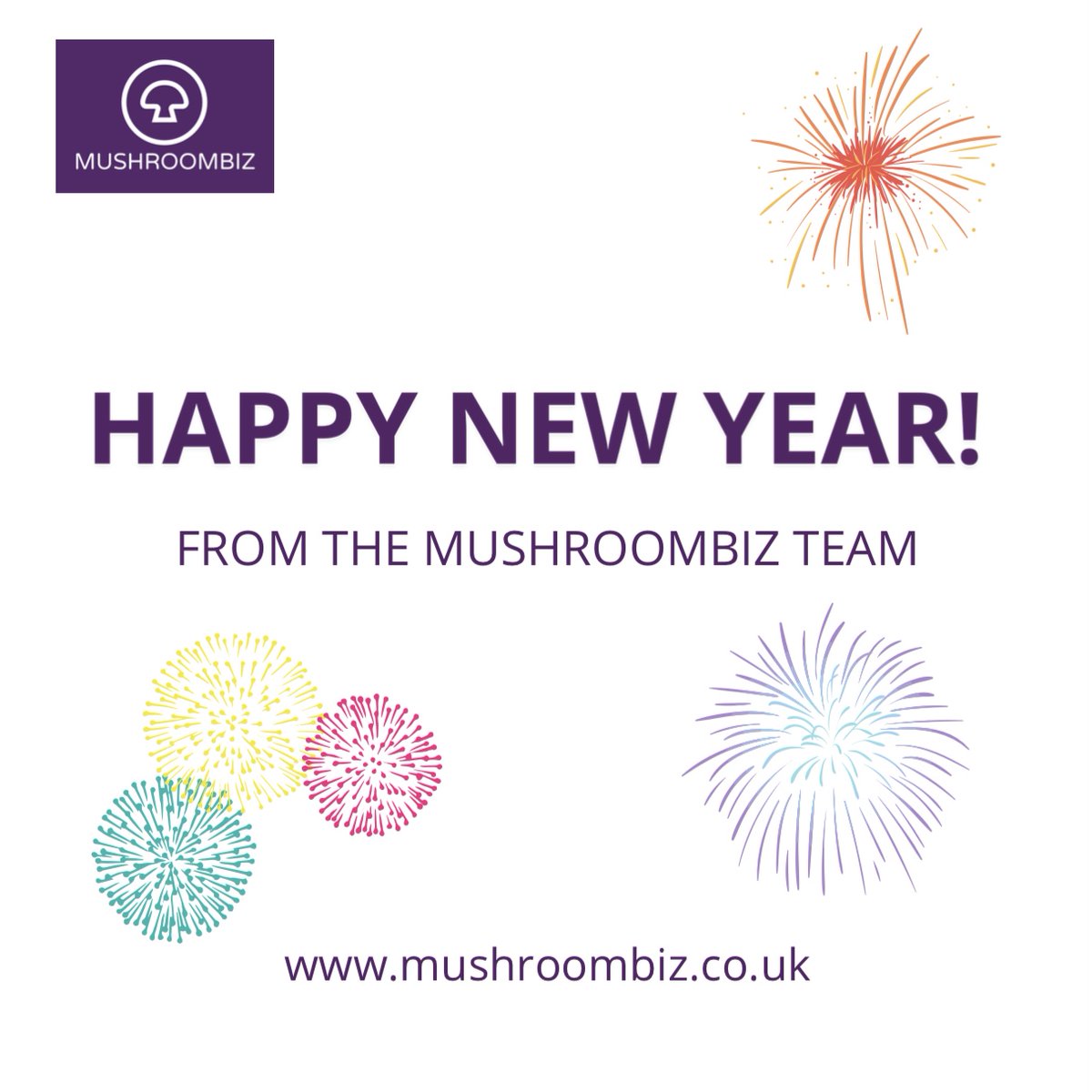 Wishing everyone a Happy New Year from Mushroombiz 🍄