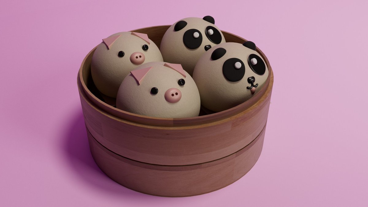 kenlopez15's tweet photo. Inspired by post New Years Dim Sum 😋 #C4D #redshift https://t.co/klfsnJH3z5