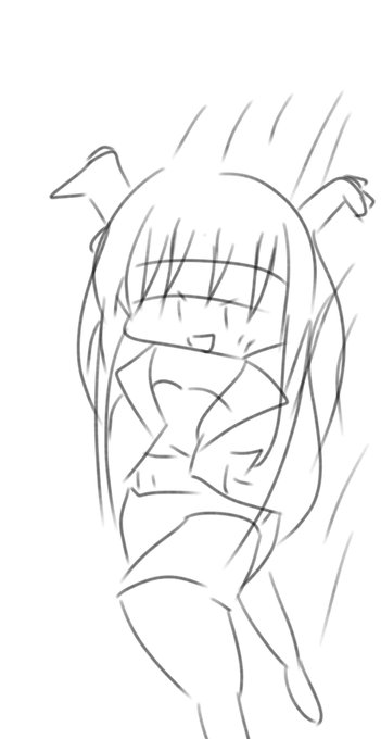 #彩アート
#みりくるん1周年

バンザイしながら疾走するまよいちゃん 