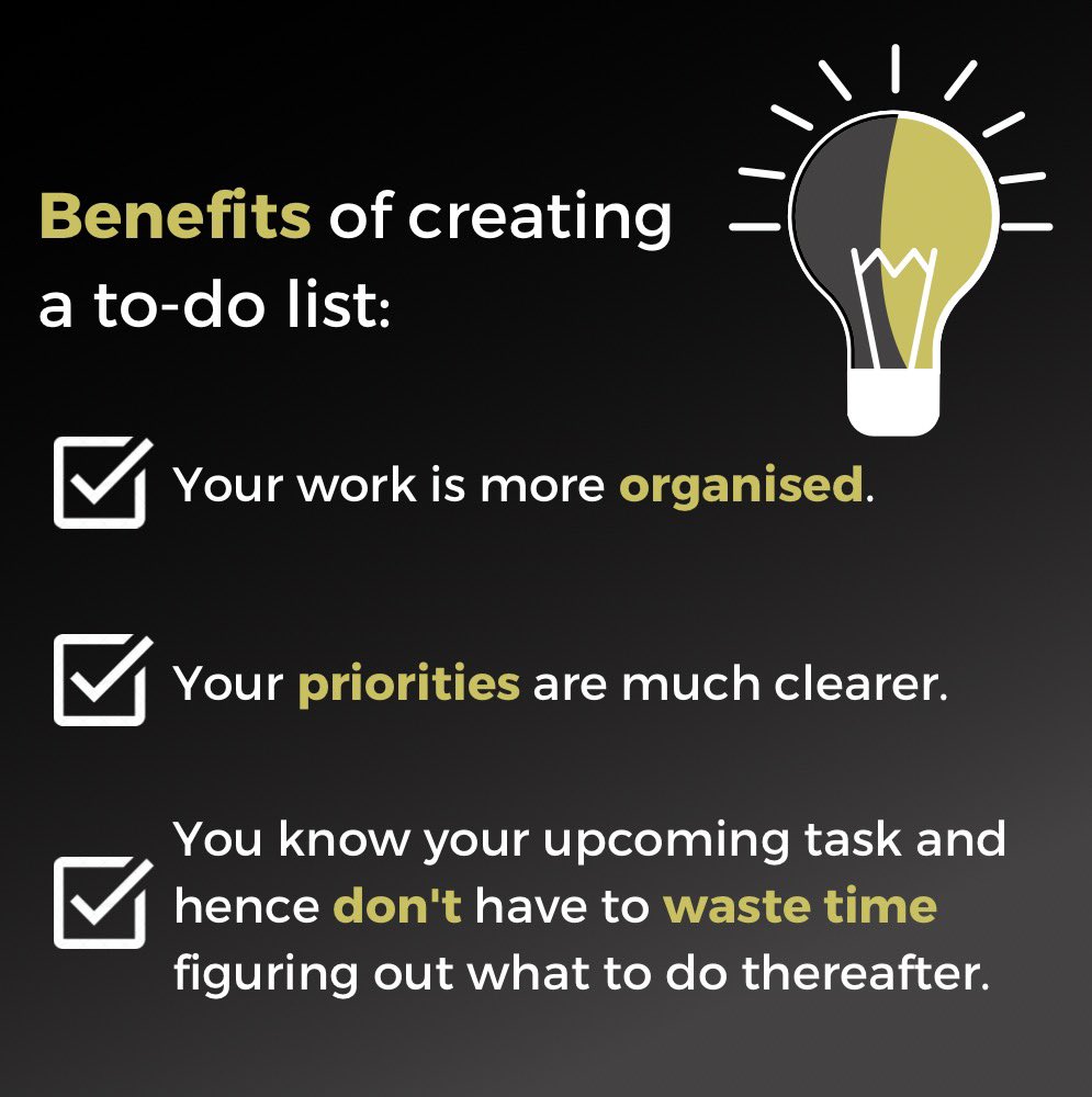 _thegrowproject's tweet photo. (2/2)
By making a to-do list, you’re getting one step closer to consistently achieving whatever goals you aim at on a daily basis!

Read the full post now!

Hashtags: #todolist #planner #bulletjournal #stationery
#productivity #todo #motivation #bujo #planneraddict #planning https://t.co/hKdI6K1I0L