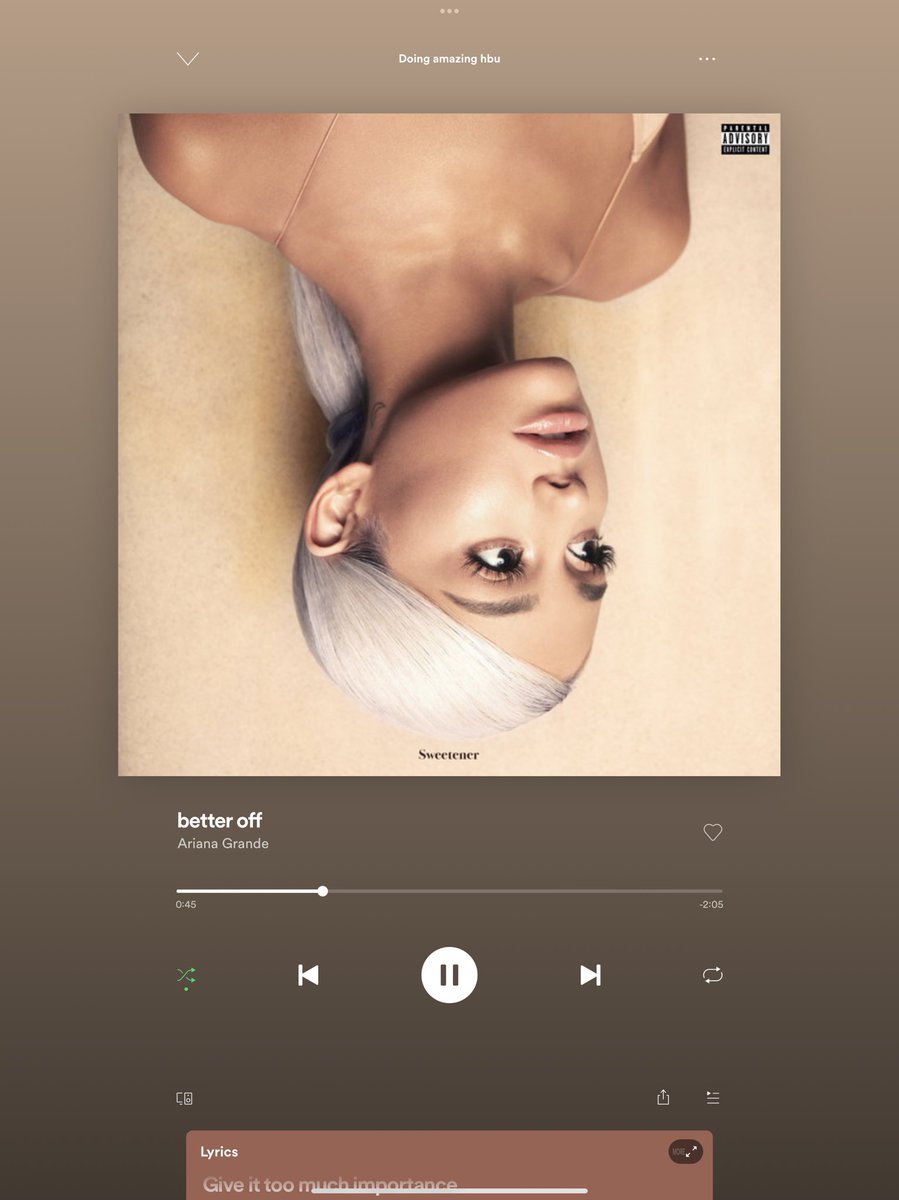 It’s on repeat 😪