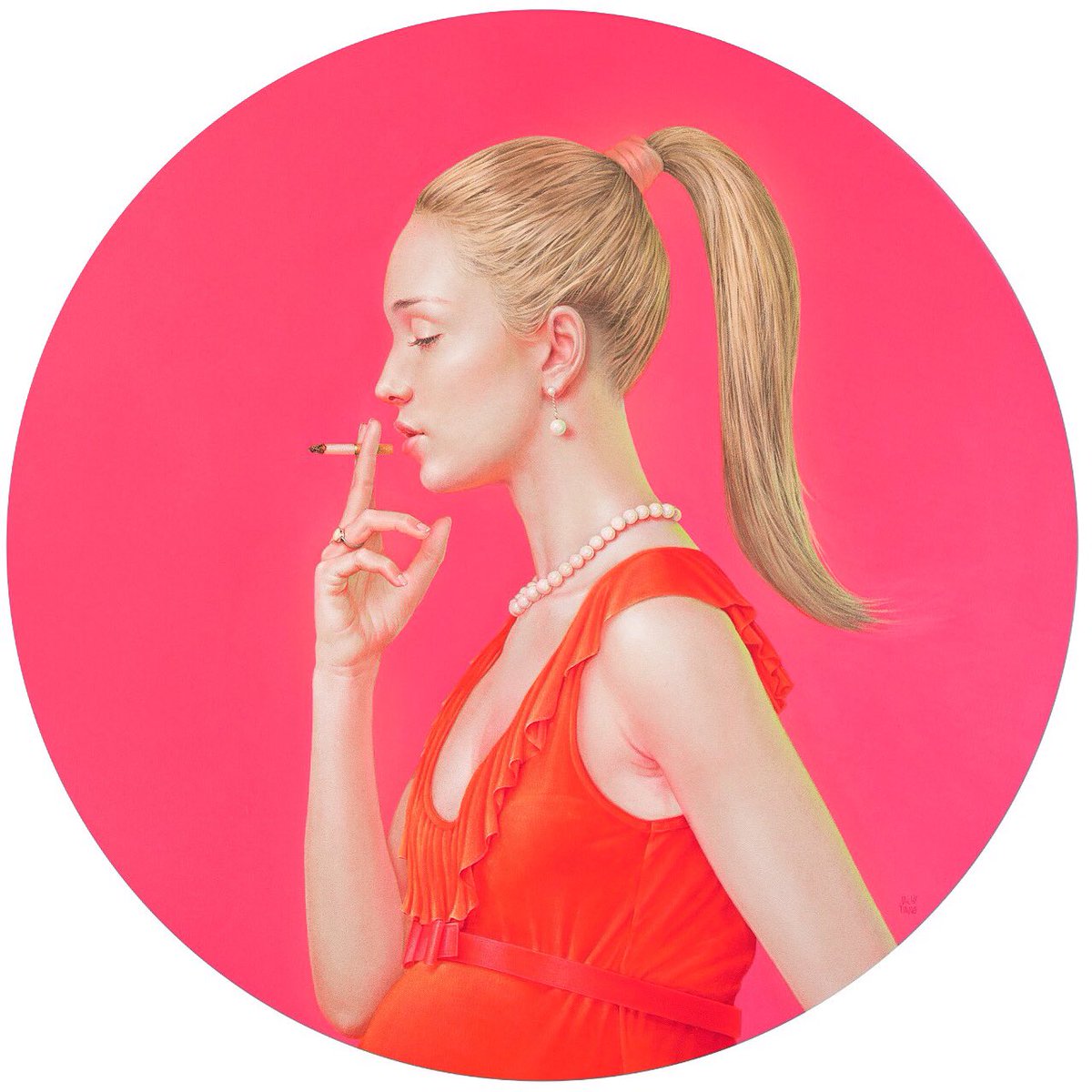 Salustiano's work is based on the depth of the spirit and the superficiality of human passions.

Image: Salustiano, On the road (Zahara con cigarro), Natural pigments and acrylic resin on canvas, Diam. 110 cm.

#art #artsy #artnet