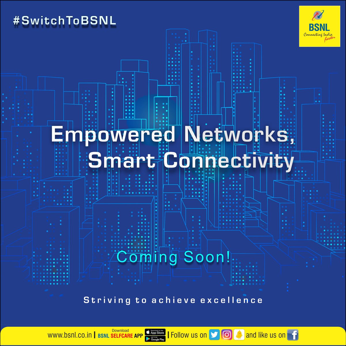 A #NewYear, a new reason to #SwitchtoBSNL! 
Keep watching this space.
#BSNL #ComingSoon