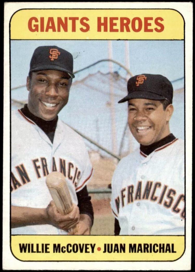CardboardHistry's tweet photo. From 1968 (the #YearofthePitcher) thru 1970, this #Giants HOF slugger avg’d .300 BA, 40 HRs, 119 RBIs, 110 BBs, .603 SLG &amp; 1.028 OPS.🔥 Led MLB in OPS+ all 3 yrs (174, 209, 182) w/ 188 3-yr avg shows you how he distanced himself from his peers. #Stretch #MobileAL https://t.co/NTVxGc5eYM
