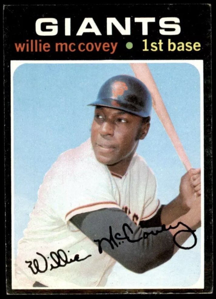 CardboardHistry's tweet photo. From 1968 (the #YearofthePitcher) thru 1970, this #Giants HOF slugger avg’d .300 BA, 40 HRs, 119 RBIs, 110 BBs, .603 SLG &amp; 1.028 OPS.🔥 Led MLB in OPS+ all 3 yrs (174, 209, 182) w/ 188 3-yr avg shows you how he distanced himself from his peers. #Stretch #MobileAL https://t.co/NTVxGc5eYM