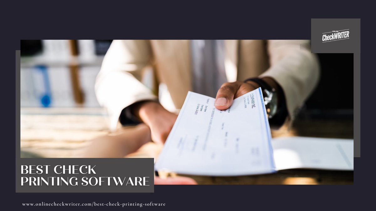 webcheckwriter's tweet photo. https://t.co/q3bfK1etW4

Online Check Writer is the best check printing software in the nation. Create customized checks with Online Check Writer and print them on your printer on-demand. Now you have plenty of options to transfer these checks.

#CheckSoftware #BestCheck #Checks https://t.co/cTDSVSHCU3