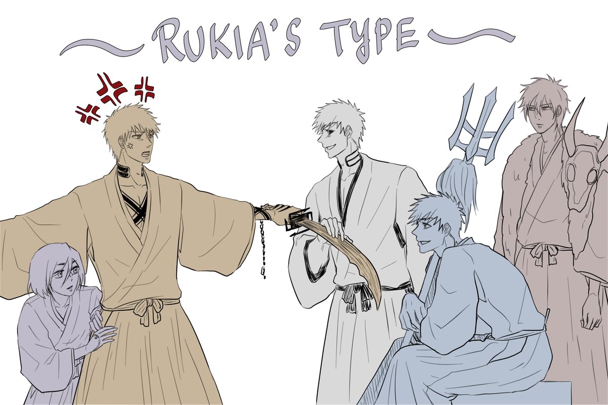 Rukia sees a vaguely ichigo looking man and she just floors it