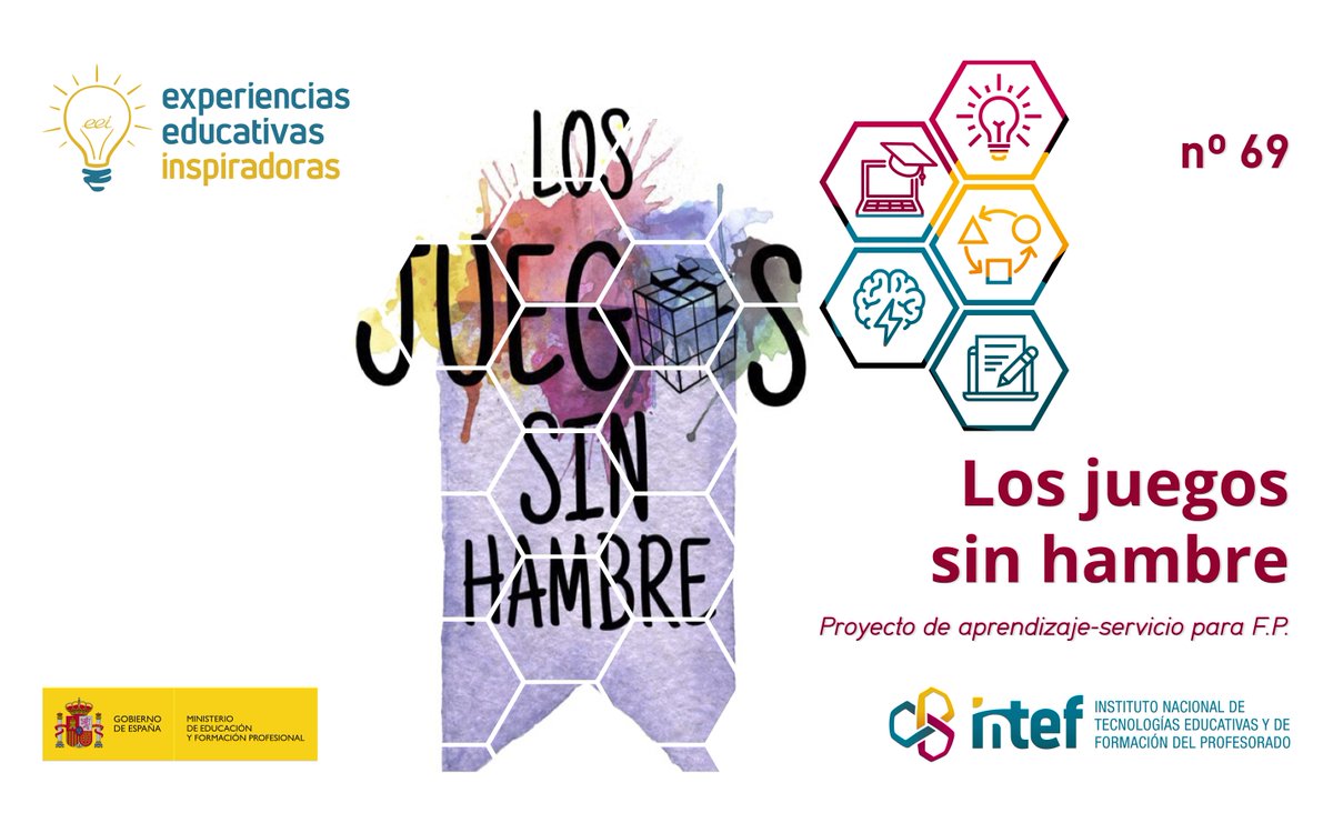 ¡Nueva #ExperienciaInspiradora! 

<a href="/sanchezg_maria/">María Jesús Sánchez Gómez</a>, del  C.I.F.P. Ciudad de Zamora, nos presenta “Los juegos sin hambre” 🍵. Un proyecto de emprendimiento social sobre problemas en torno al hambre, a la educación y a la desigualdad social. 
#ApS #FP 

intef.es/experiencias_e…