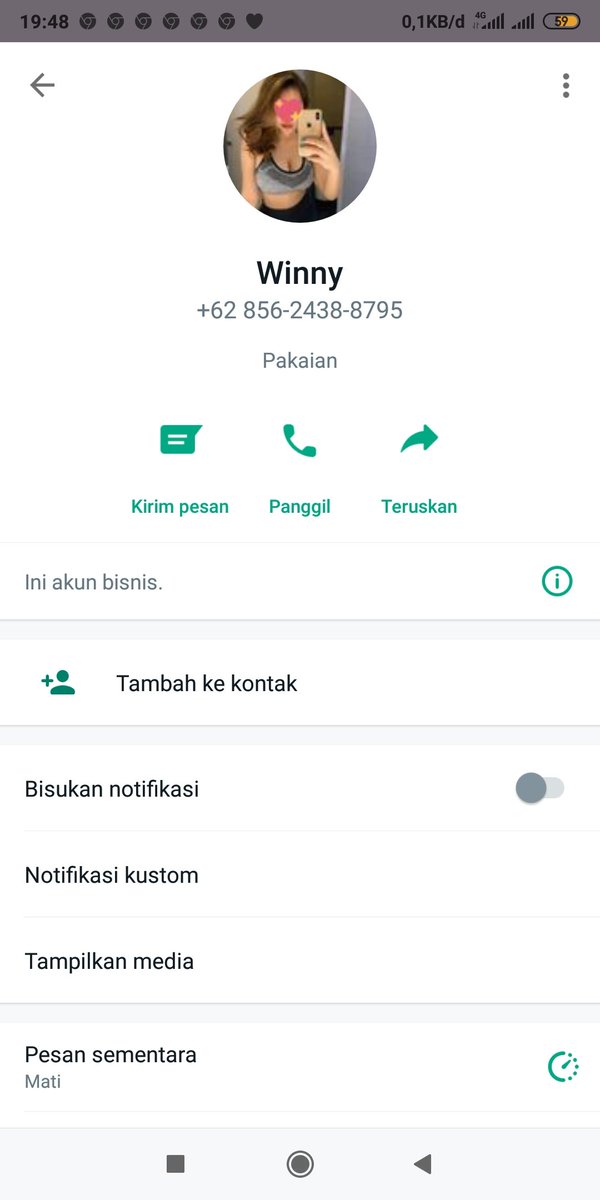 PoliceAlter7's tweet photo. Mohon @Twitter tindak orang ini menyebar nomor wa orang lain dengan nama Twitter @WinnyJasmien https://t.co/sQpW3nTyrl