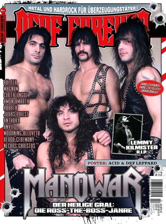 Happy Birthday  ROSS THE BOSS 68
Manowar\s Favorite Song? 