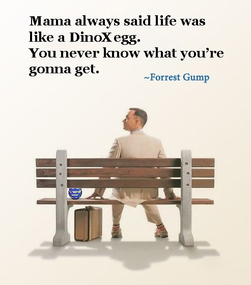 XDinopia's tweet photo. Forrest's mother was a smart lady! Right, @tomhanks? 🦖🚀

#DinoXmeme #Memes #Comedy #NFT #NFTGame #NFTs #PlayToEarn #Metaverse $DNXC #DinoX https://t.co/XHExyuPQGu