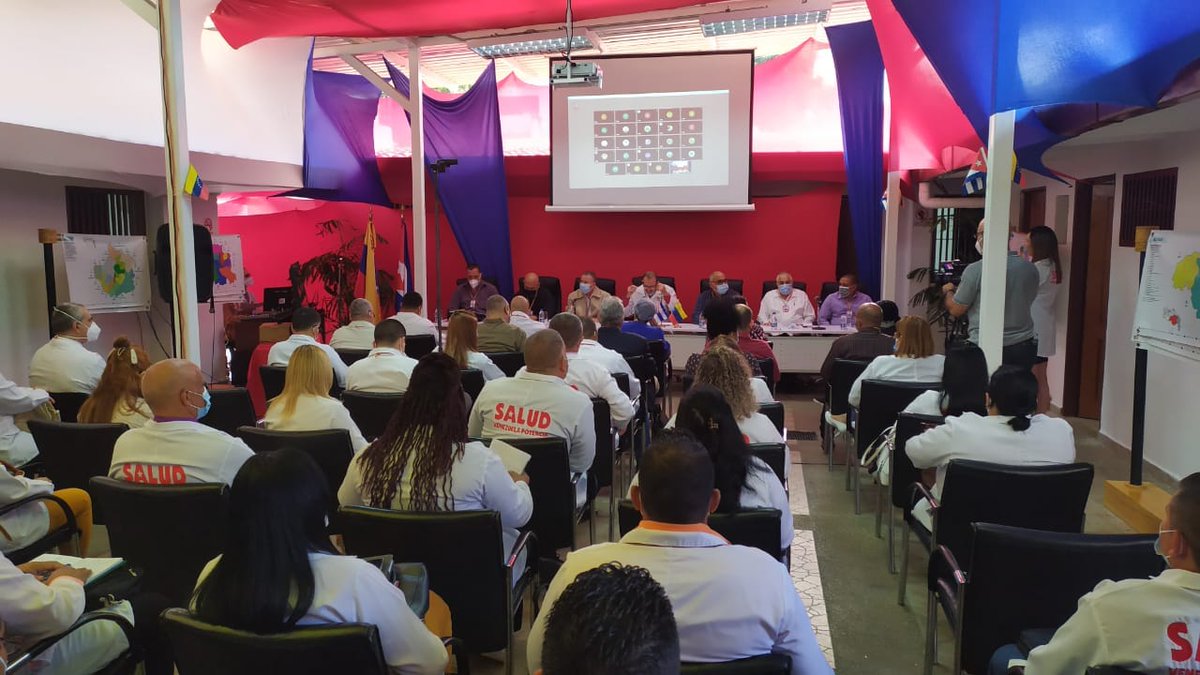 Inició balance del año 2021 de la Misión Médica Cubana en Venezuela, con la presencia del Dr. Carlos Alvarado González, Ministro del <a href="/MinSaludVE/">MPPSalud</a>, el Lic. <a href="/JulitoVenCub/">Julio Cesar Garcia Rodriguez</a>, jefe de la Oficina de Atención a las Misiones, <a href="/Dagober76504073/">Dagoberto Rodriguez</a>, Embajador, y otras personalidades.

#CubaVive