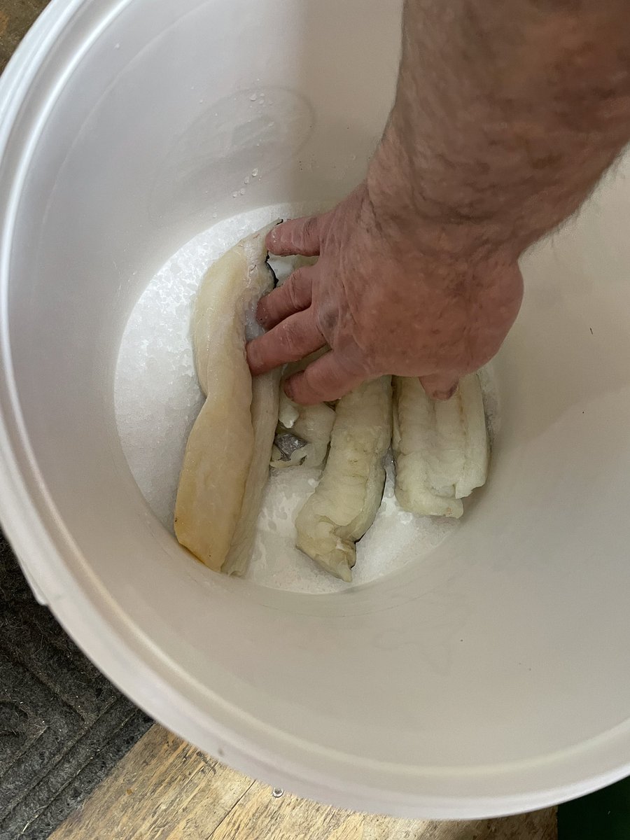 IslandRooms's tweet photo. 🐟 Leo is making salt fish for an upcoming #Socials4Justice event with @SJCNL709! He will make fish cakes to share with everyone who attends. Yummy! Follow along here for the next step! #FishAsHeritage #FishAsFood #LocalFood #LocalFish #SaltFish #FishCakes https://t.co/egDHjJ5LpT