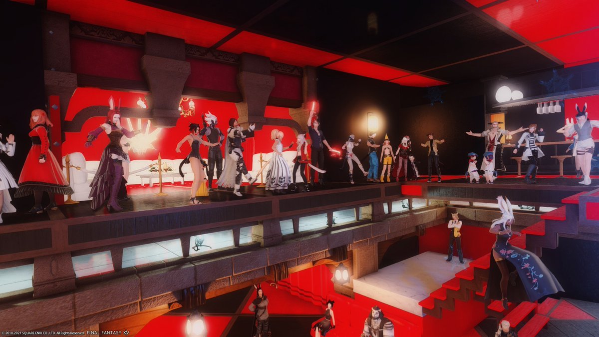 Ashala_rae's tweet photo. Now that the hangover has ceased: A couple pics from the party!
Still can't get over how beautiful this venue was. ♥️ Thank you @EndlessNightsFF x
#FFXIV #GPOSERS https://t.co/brO2CKQq8x