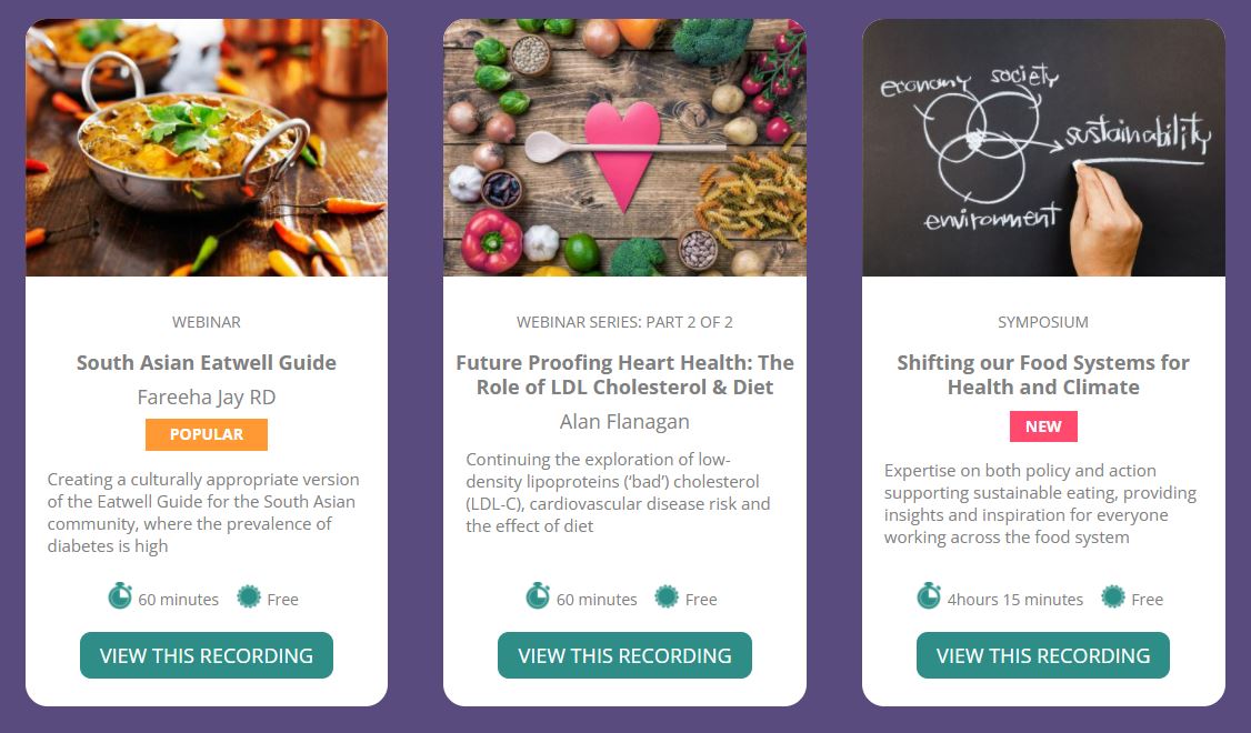 MyNutriWeb's tweet photo. CPD catch up time❓
💻 Take a look at our recent webinars, FREE to watch:
1️⃣ #SouthAsianEatwell @FareehaJay 👉 https://t.co/1fq0oBG7D0
2️⃣ #LoweringLDLc @dietlg & Alan Flanagan👉 https://t.co/Uy6g64lcA0
3️⃣ #ShiftingFoodSystems Symposium 👉 https://t.co/lC15VlR0V5
@AfN_UK_ https://t.co/f1ngD8rhjy