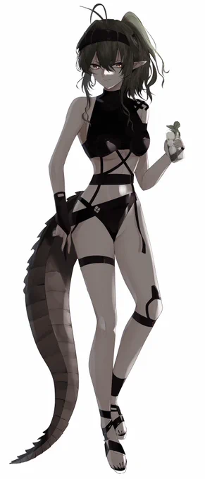 一応全身描いてた 