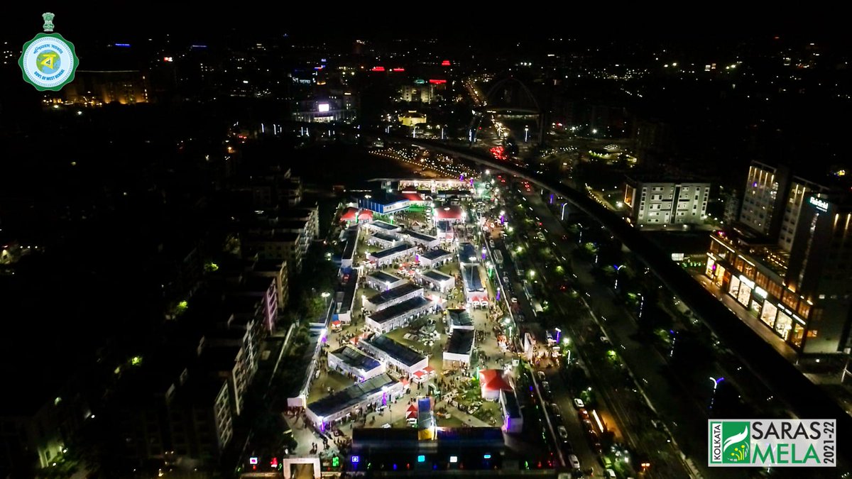 Adieu 17th Kolkata SARAS, with 17 States, 23 district, 835 artisans in 404 units( kiosk, open space, pavilion ( jute,food and nursery), total sale more than 8 crs.happy faces going home contented.May this vibrance of rural India continue to touch the Urban lives with their magic.